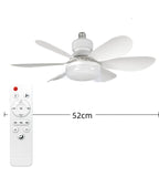 2-IN-1 PORTABLE CEILING FAN & LIGHT With Remote Control