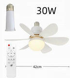 2-IN-1 PORTABLE CEILING FAN & LIGHT With Remote Control