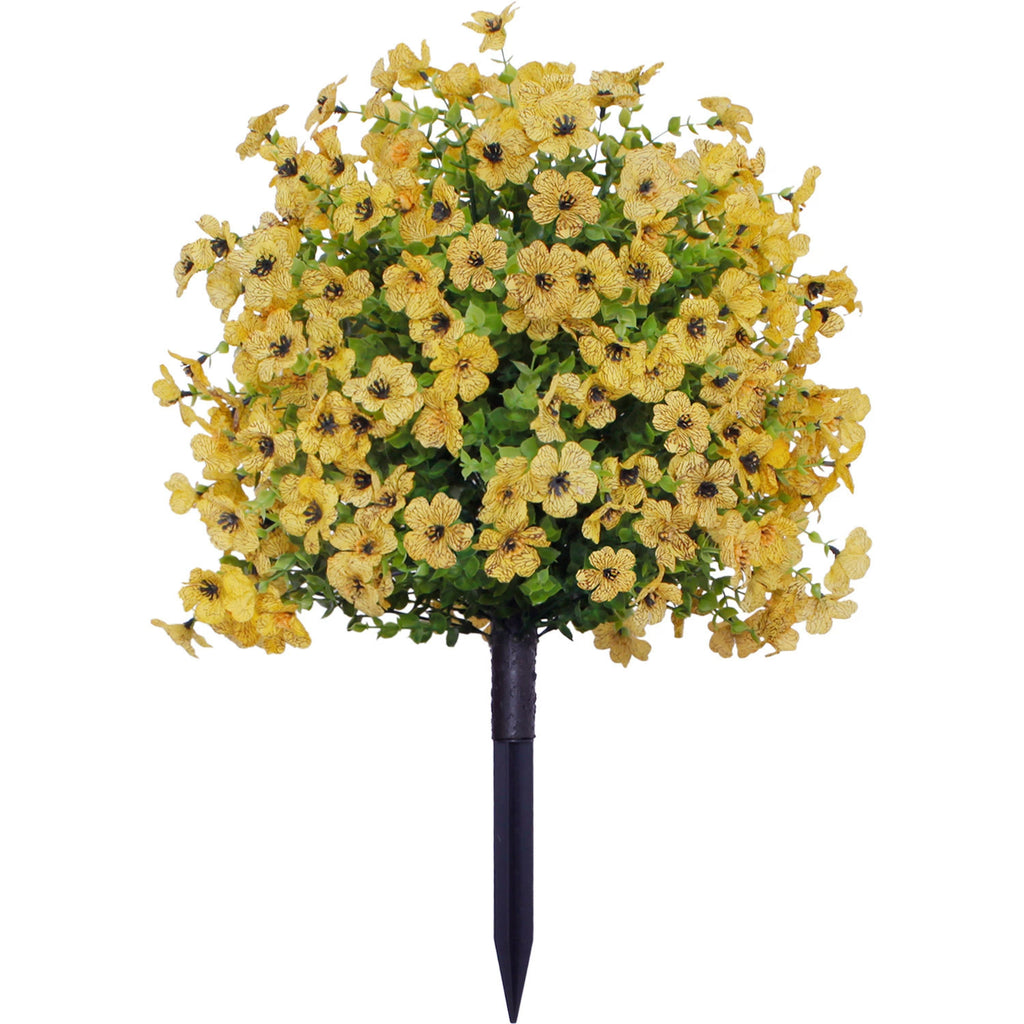 💐Artificial Eucalyptus and Violet Ground-Insert Floral Decoration