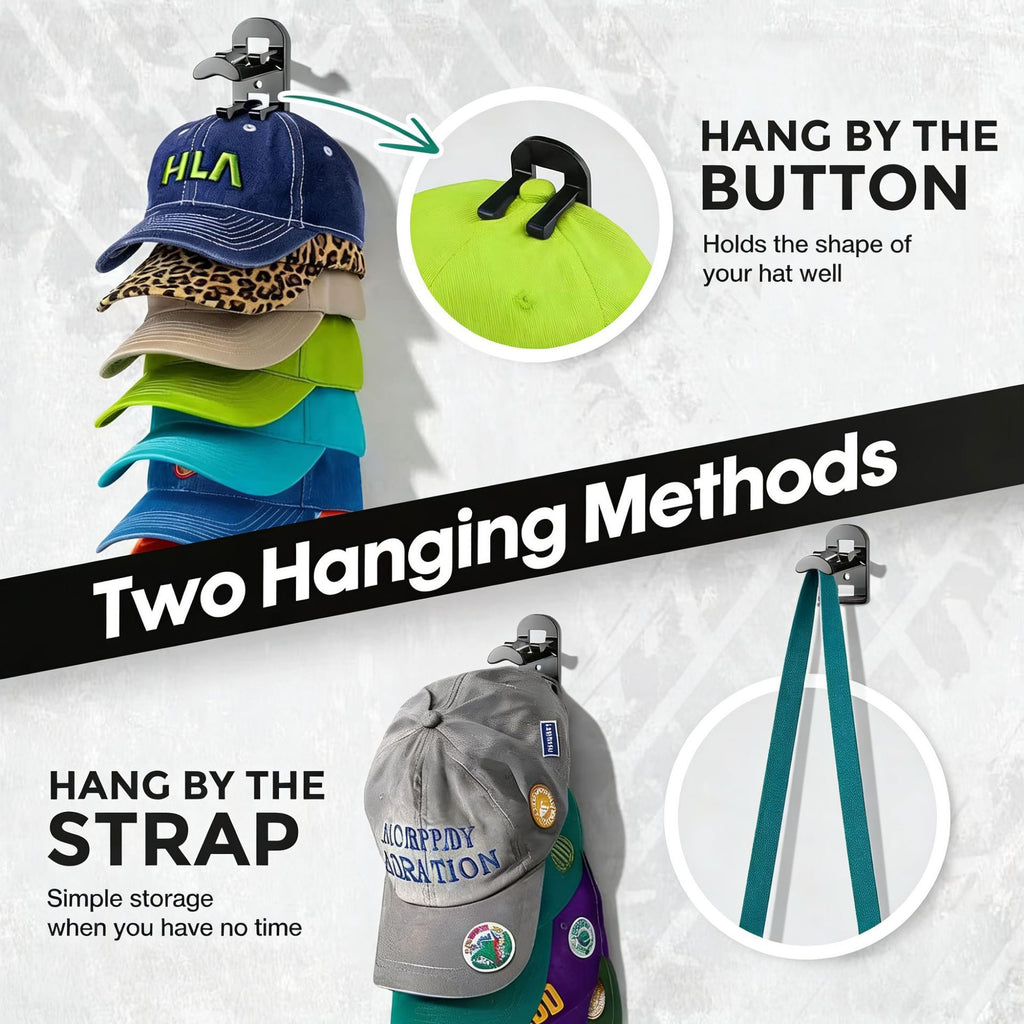 🔥New 2026 Upgraded Baseball Cap Rack & Storage Rack🧢