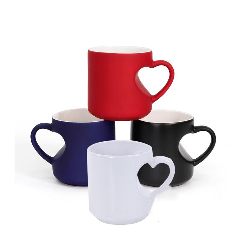 Valentijnsdag Limited Edition💖Hartvormige keramische mok die van kleur verandert