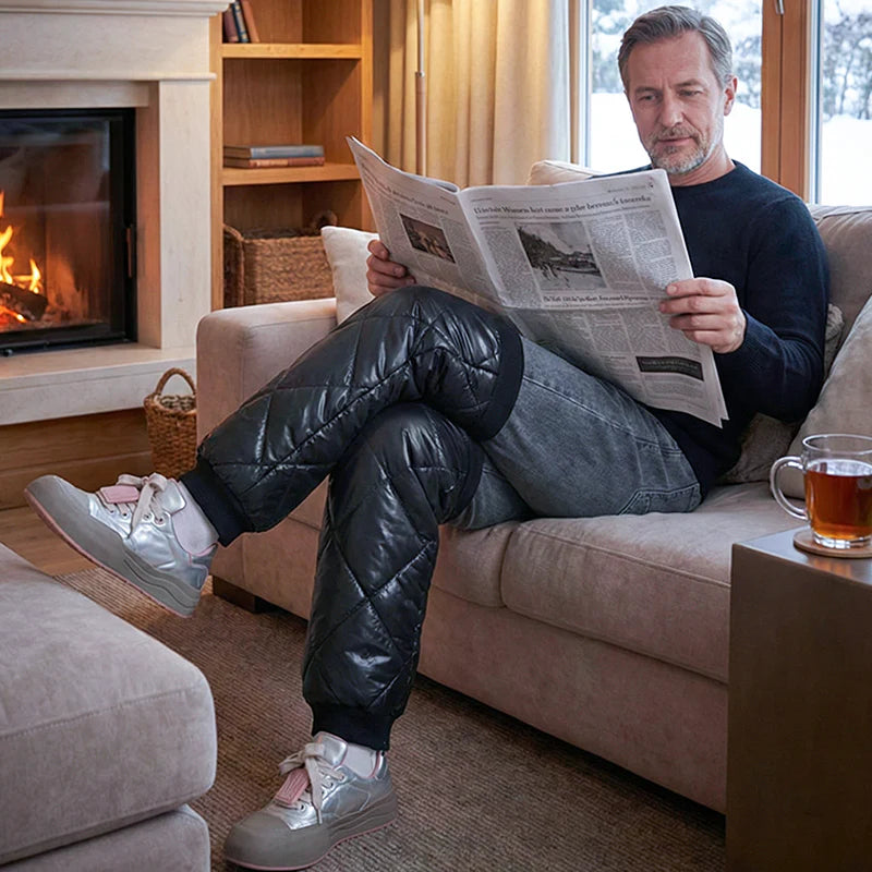 Waterdichte, Met Fleece Gevoerde Beenwarmers Met Ritssluiting