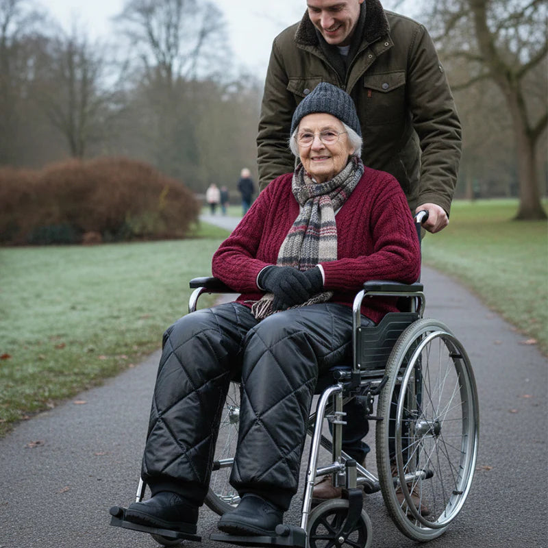 Waterdichte, Met Fleece Gevoerde Beenwarmers Met Ritssluiting