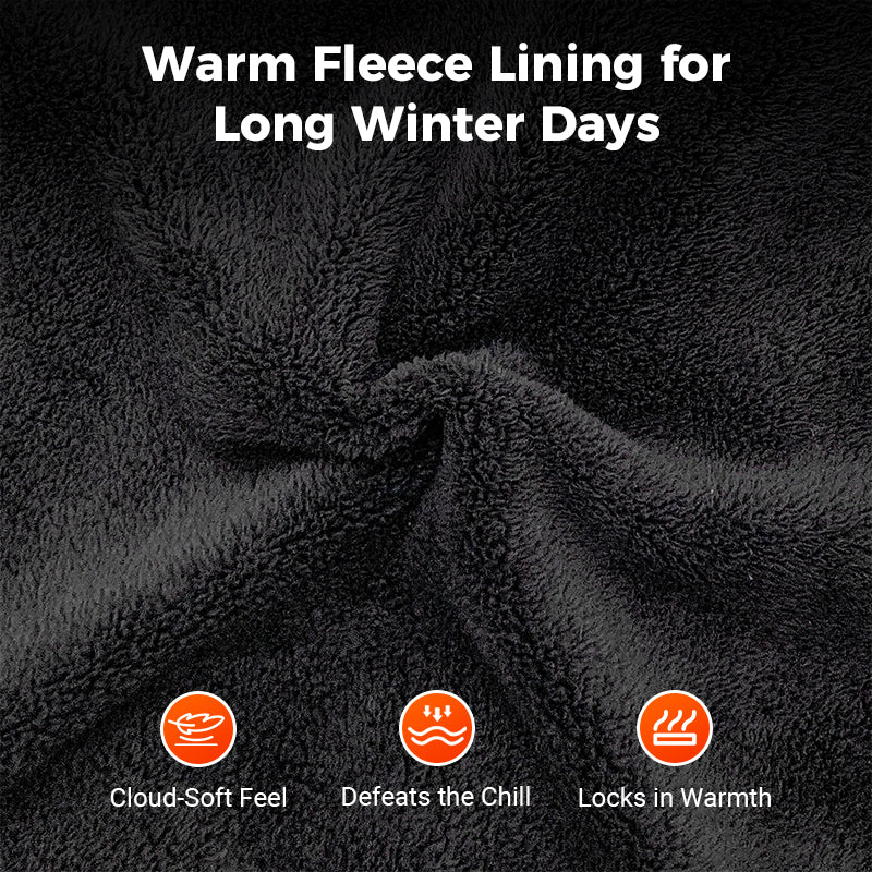 Waterdichte, Met Fleece Gevoerde Beenwarmers Met Ritssluiting