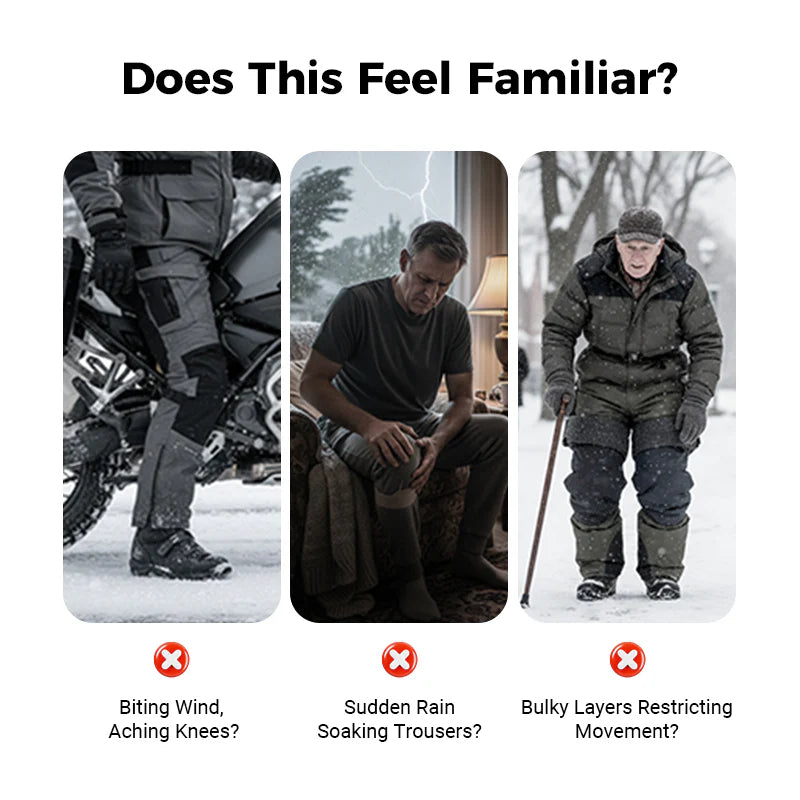 Waterdichte, Met Fleece Gevoerde Beenwarmers Met Ritssluiting