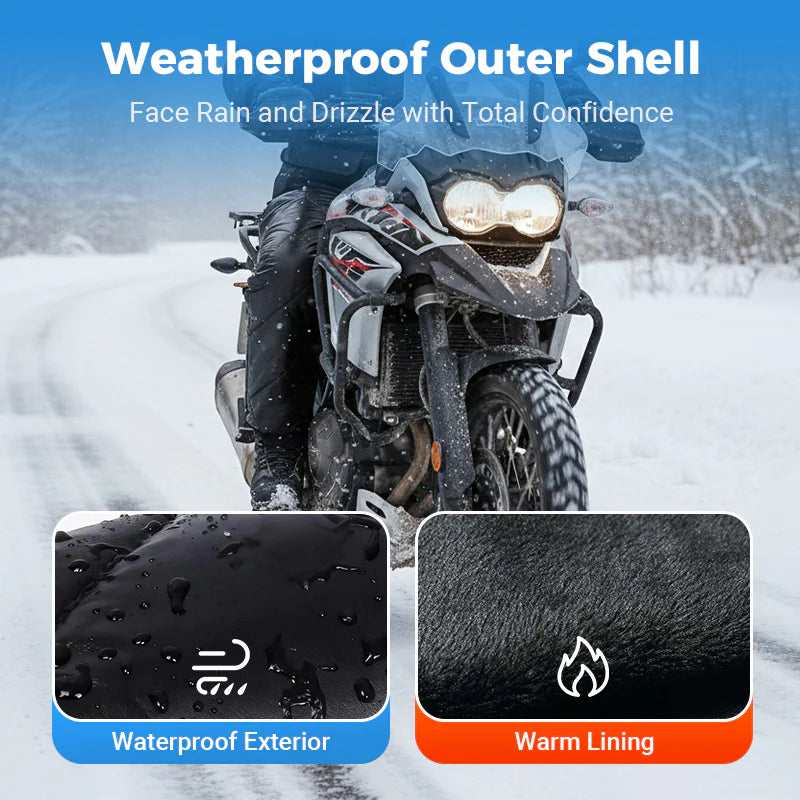 Waterdichte, Met Fleece Gevoerde Beenwarmers Met Ritssluiting