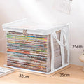 💖 Transparent, large-capacity book storage bag – dustproof and moisture-proof