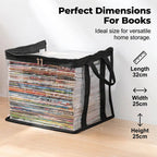💖 Transparent, large-capacity book storage bag – dustproof and moisture-proof