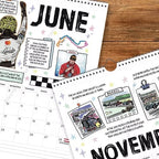🏎️📅F1 Scrapbook Race Calendar 2026 — De ultieme wandkalender voor racefans