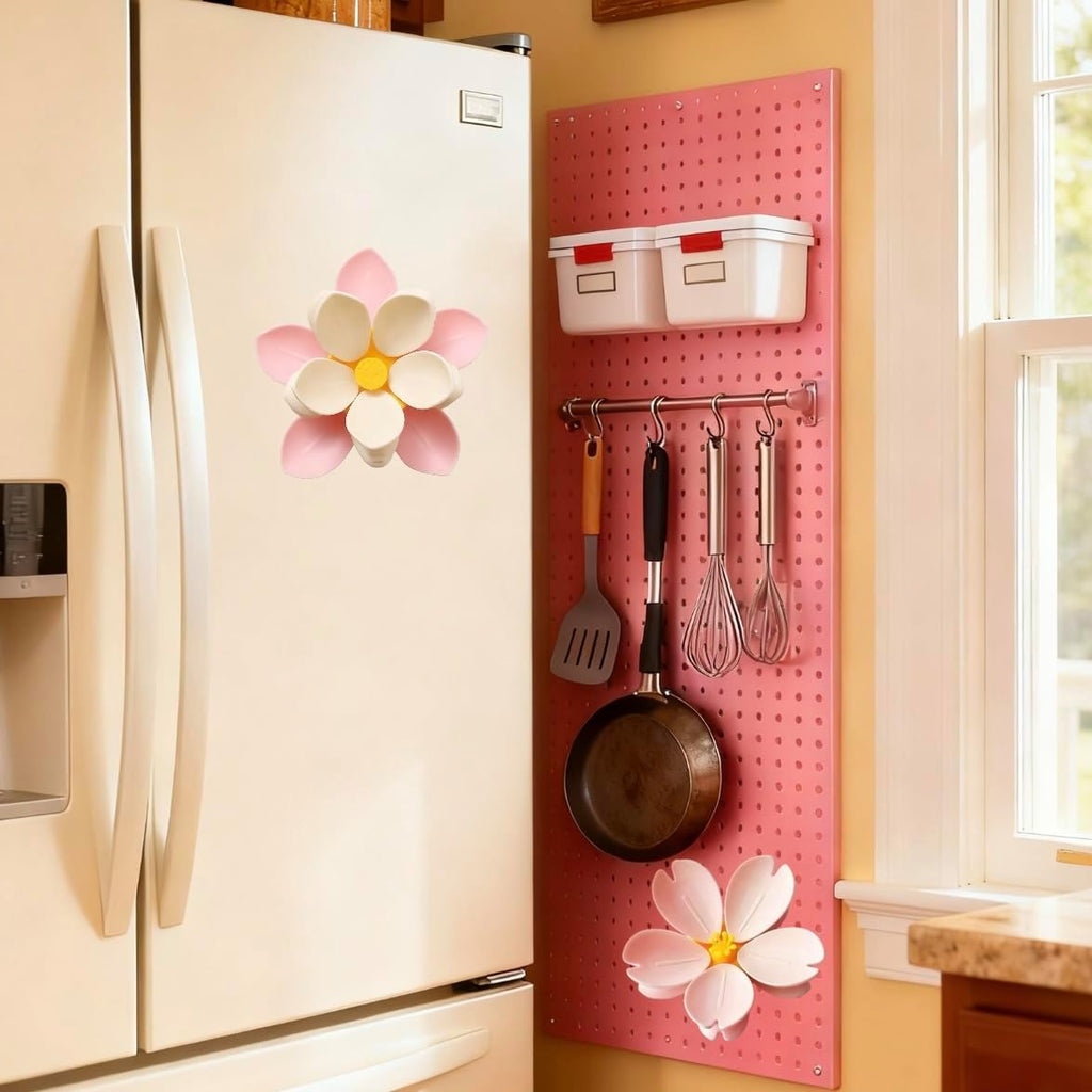 🌸Cherry blossom pattern magnetic decorative refrigerator magnets & packaging clips