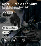 100/50 stuks zwarte nitril wegwerphandschoenen