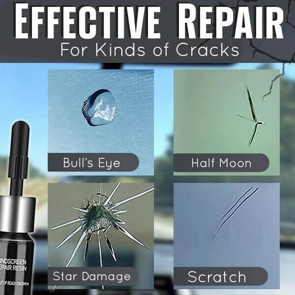 🔥LIMITED SALE 🔥Cracks Gone Glass Repair Kit