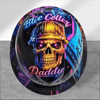 🎁Father’s Day 49% OFF - 👷‍♂️🔥 Blue Collar Daddy Hydro-Dipped Hard Hat