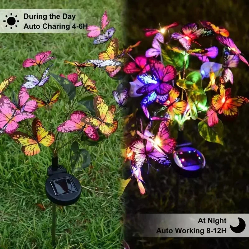 🔥2026 New Arrivals 🔥🦋Hot Sale Offers-Solar Outdoor Butterfly Lights💐