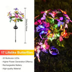 🔥2026 New Arrivals 🔥🦋Hot Sale Offers-Solar Outdoor Butterfly Lights💐
