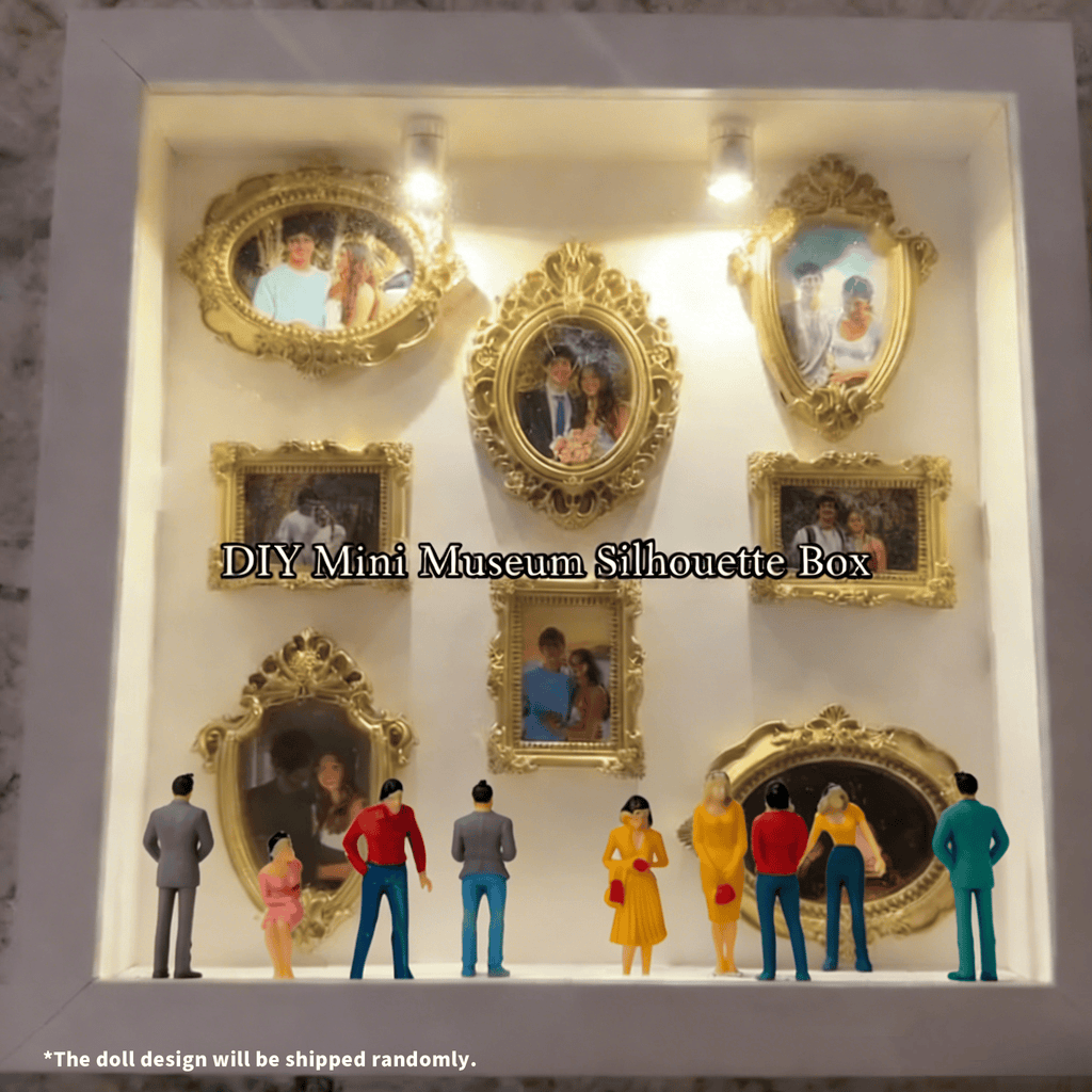 💥Binnenkort uitverkocht✨DIY Mini Museum Silhouette Box – Bewaar je unieke herinneringen op een stijlvolle manier