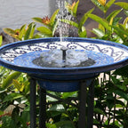 Solar-powered circular floating colored light fountain🌊