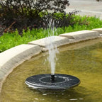 Solar-powered circular floating colored light fountain🌊