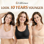 Koop 2 artikelen Bespaar € 3✨ Draadloze Houdingsbeha Met Voorsluiting En Gekruiste Bandjes Op De Rug