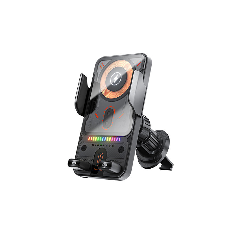 💥Nummer 1 in wekelijkse verkoop✨2-in-1 slimme autotelefoonhouder met draaifunctie en draadloze oplader