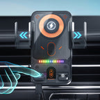 💥Nummer 1 in wekelijkse verkoop✨2-in-1 slimme autotelefoonhouder met draaifunctie en draadloze oplader