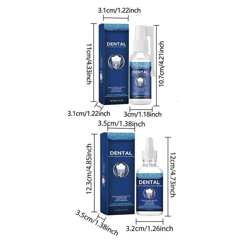 📢📢Tijdelijke supervoordelige korting!! ⏰Fluoridevrije hydroxyapatiet-tandbeschermingsdruppels & glazuurreparatie, tanden bleken & frisse adem