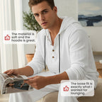 Heren trui en broek met relaxte pasvorm – 2-delige set