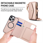 📱2-in-1 magnetische afneembare portemonneehoes