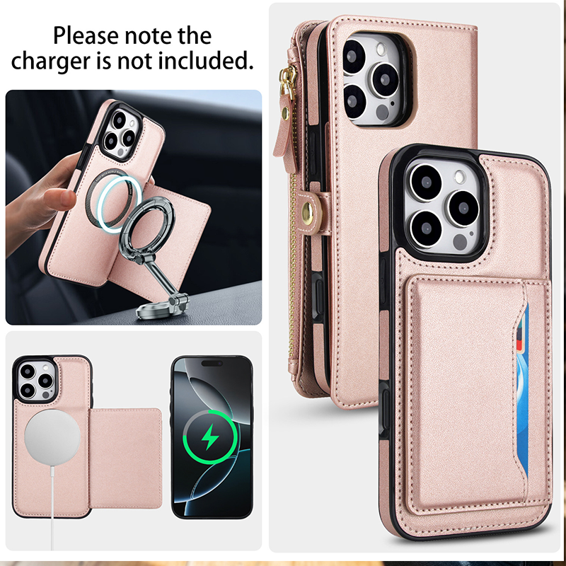 📱2-in-1 magnetische afneembare portemonneehoes