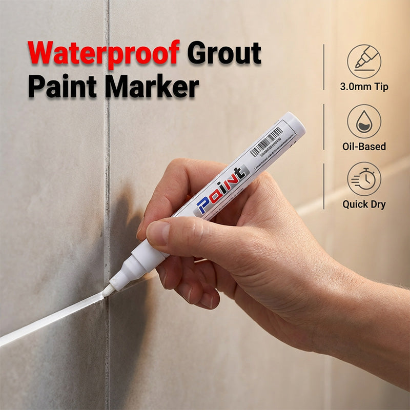 Buy 1 Get 1 Free – Waterproof & Mold-Resistant Grout Repair Pen