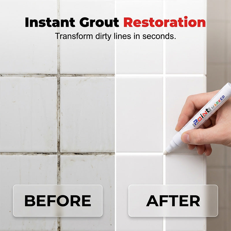 Buy 1 Get 1 Free – Waterproof & Mold-Resistant Grout Repair Pen