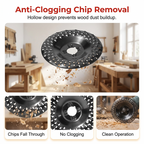 Heavy-Duty Wood Carving Disc – Angle Grinder Attachment for Shaping & Polishing