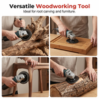 Heavy-Duty Wood Carving Disc – Angle Grinder Attachment for Shaping & Polishing